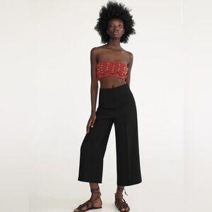 Zara Black High Waisted Culottes